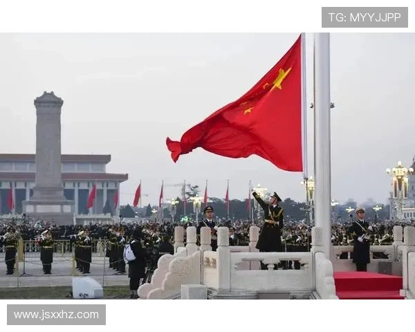 国旗升起时梦想正闪耀在心中的